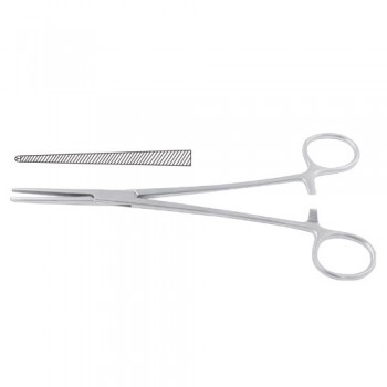 Bengolea Haemostatic Forceps Straight 1 x 2 Teeth Stainless Steel, 21.5 cm - 8 1/2"